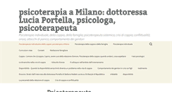 Desktop Screenshot of luciaportella.it